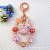 Flocking Wizard Cute Grain Mobile Phone Chain Keychain Bag Doll Pendant Accessories