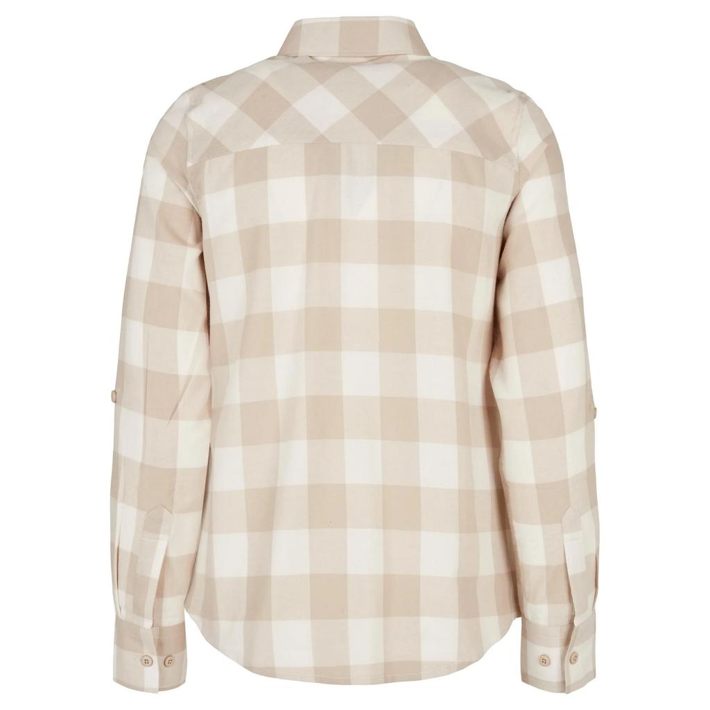 Camisa de Franela a Cuadros con Puño Remangado para Mujer/Señora de Urban Classics