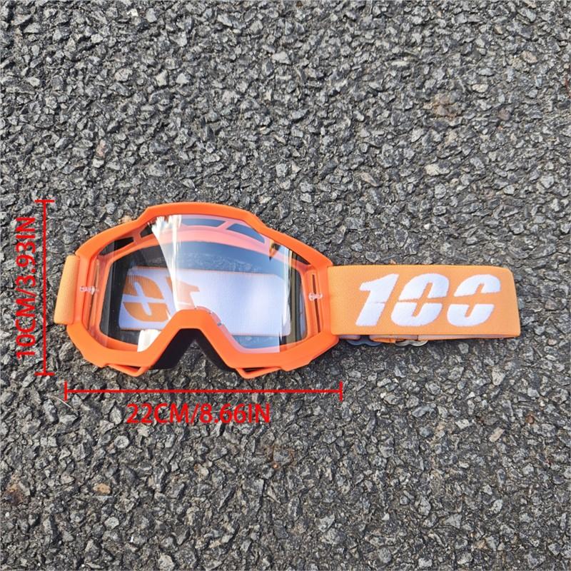 MX Off-Road Motocross Goggles Dustproof Windproof Ski Goggles with PC Lens for Dirt Bike Racing Helmet