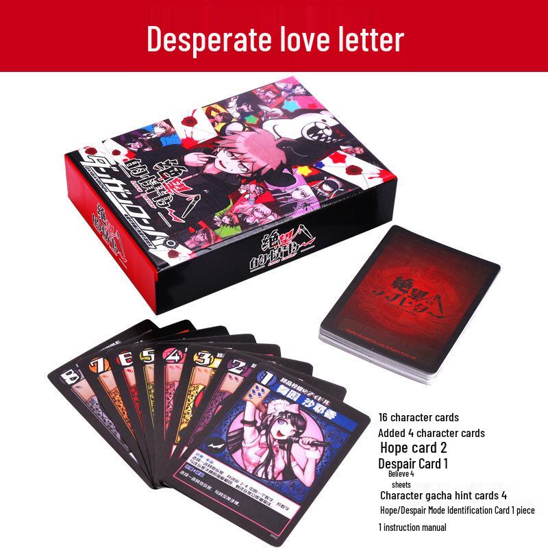 Verzweifelter Liebesbrief: Danganronpa-inspiriertes Deduktionskartenspiel für 2-4 Spieler