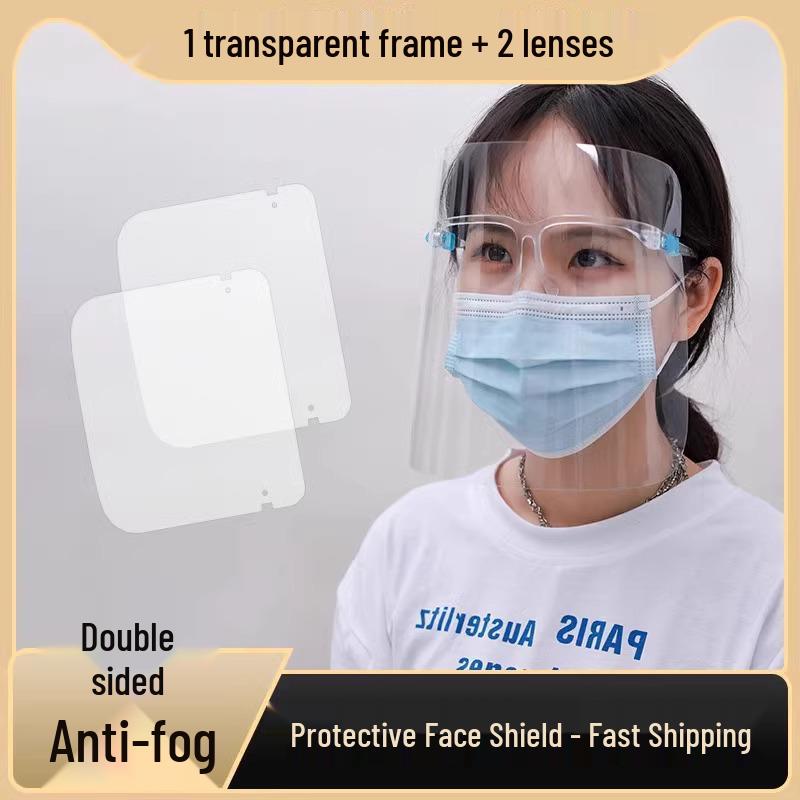 Women's Anti-Smoke Face Shield for Cooking - Full Facial Protection Against Oil Splashes