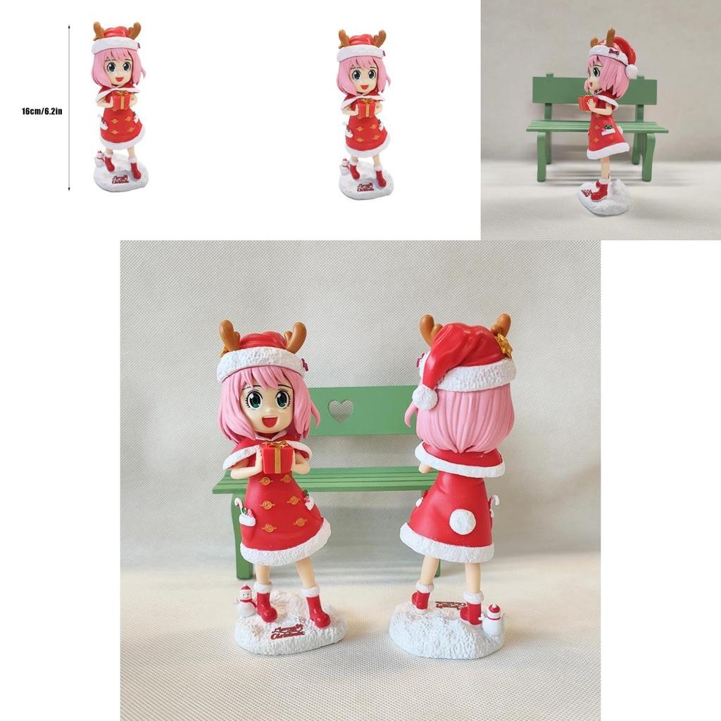 Spy×family Anya Forger Figure Model Anime Doll Kids Gift Xmas Dress Up