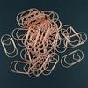 50pcs Cute Heart Shaped Paper Clips Small Colored Paper Clips Office Decoration Paper Clips Colored Paper Clips Rose Golden