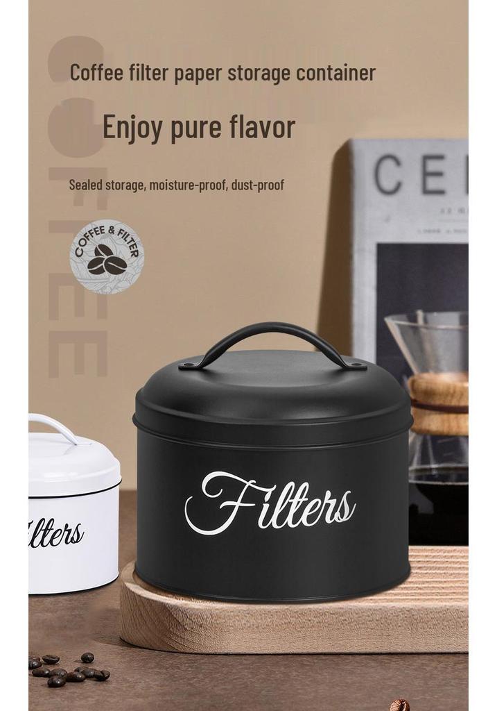 Cross-border Coffee Filter Paper Holder & Laundry Pod Storage Box
