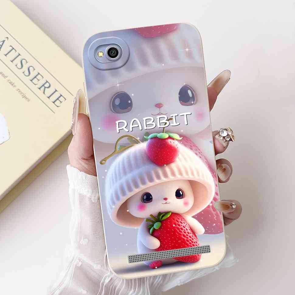For Xiaomi Redmi 5A MCG3B Case Colorful Flowers Soft Silicone Cover For Redmi 5A redmi 5a MCG3B 5.0" Cute Rabbit Bumper Shell