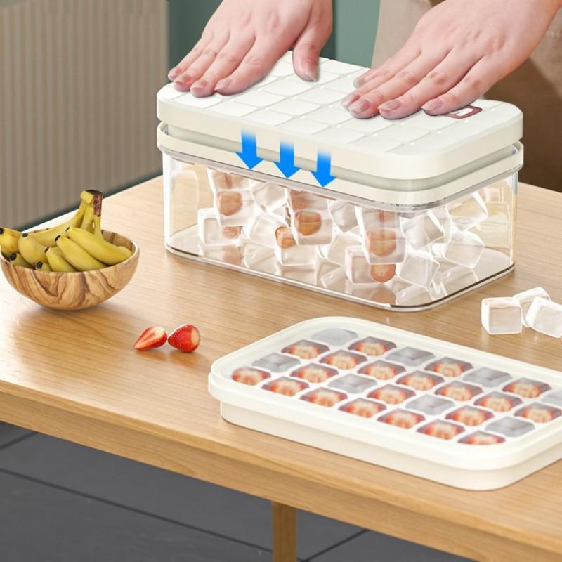 Cheap DIY Ice Cube Maker Large Capacity Silicone Ice Cube Tray Molds