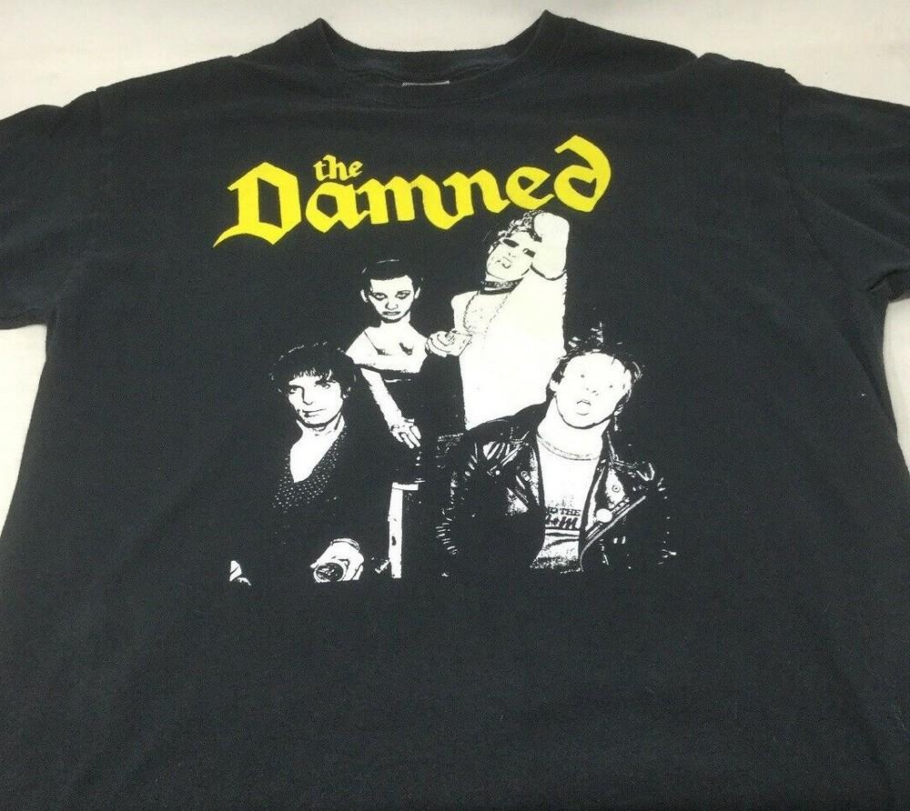 The Damned T Shirt Black Short Sleeve Unisex All Size S234XL L