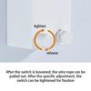 Retractable Clothesline Punch-free Indoor Space-Saving Storage Hanger Laundry Lines Home Bathroom Drying Rack Accessories