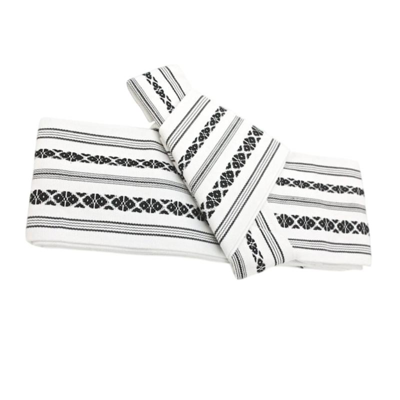 Men's Kimono Belt Adhesive Closure Stretchable Waistband Casual Wear Accessory