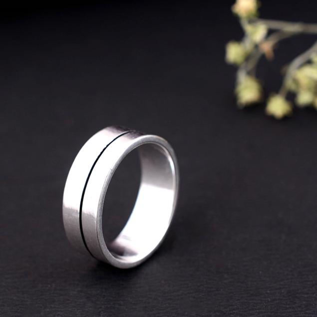 Silver Adjustable Arthritis Ring – Handmade Thumb Splint, Joint Pain Relief Support Jewelry