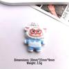 Zootopia Cartoon Figure Resin Accessories: Cute Keychain, Bag Charm, Phone Decor