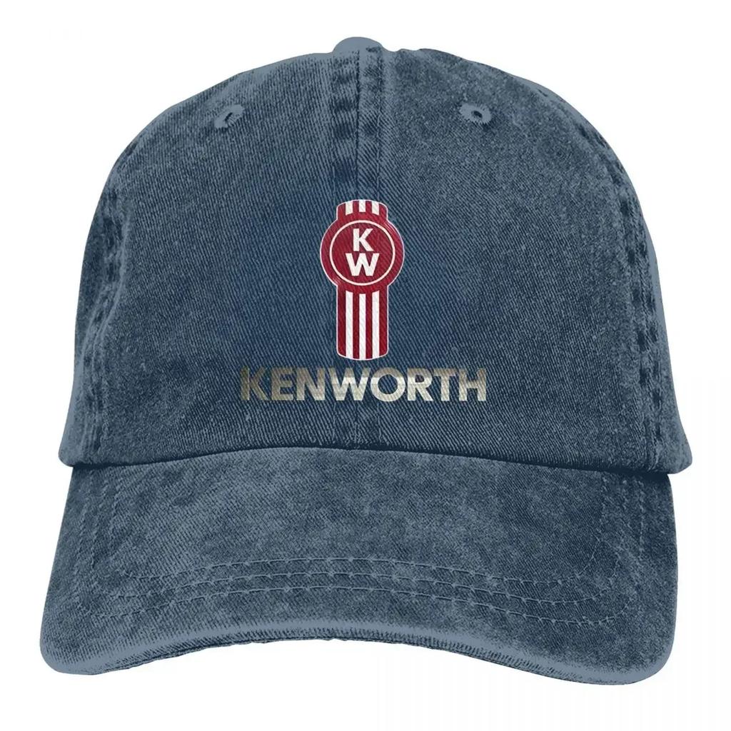 Washed Unisexs Baseball Cap Simple Truck Trucker Snapback Caps Dad Hat Kenworth Golf Hats