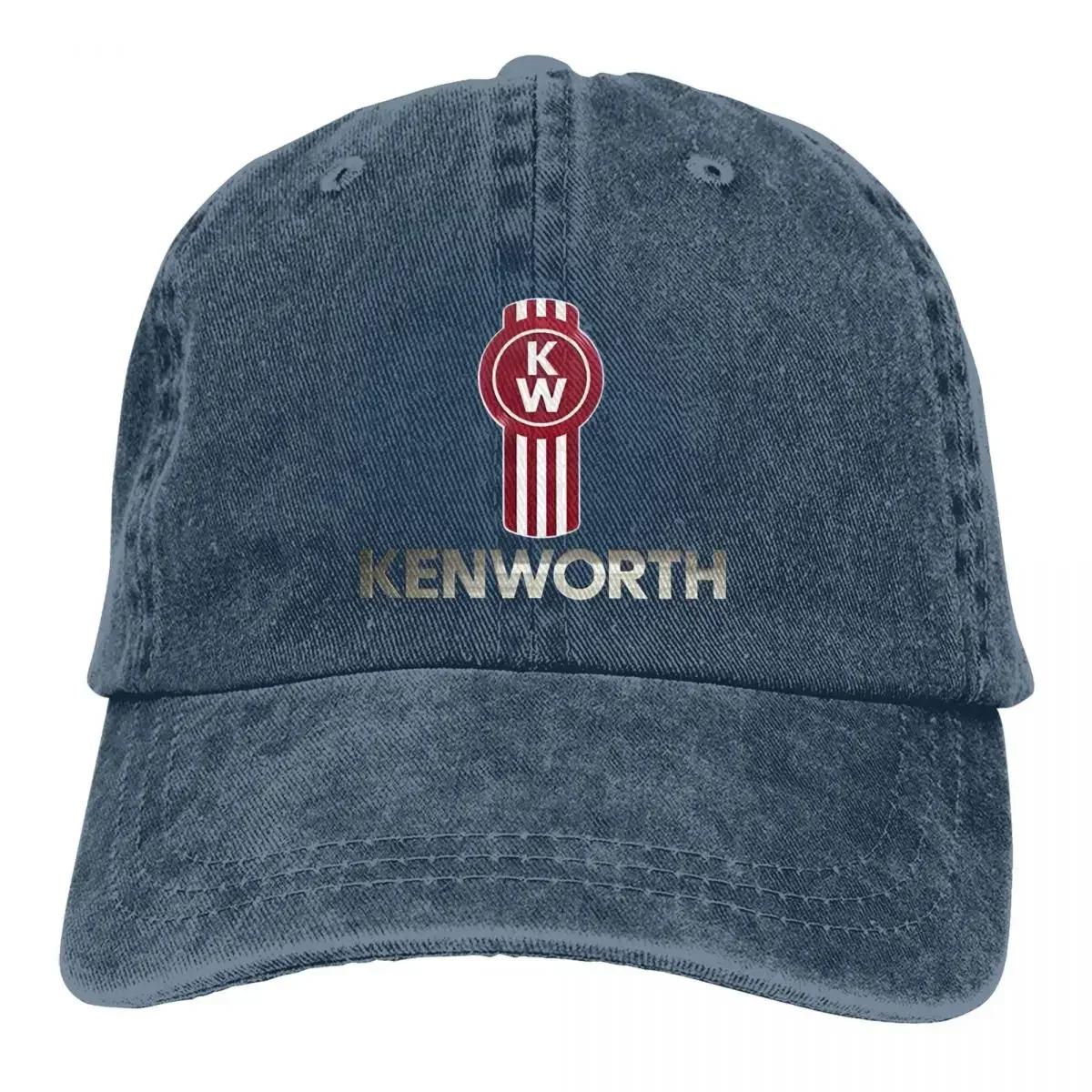 

Washed Unisexs Baseball Cap Simple Truck Trucker Snapback Caps Dad Hat Kenworth Golf Hats One Size