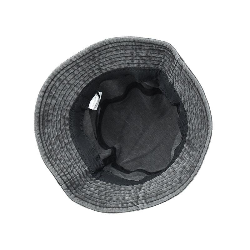 Solide Baumwolle Gewaschener Denim Fischerhut Unisex Bob Faltbar Fischer Breite Krempe Kappen Hip Hop Gorros Herren Damen Panama Fischerhut