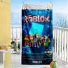 Roblox Strandtuch Superweiche Mikrofaser Schnelltrocknendes Gewebe Bequem Leicht Perfekt für Reisen Yoga Camping und Schwimmen