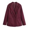 Women's Double-Breasted Blazer & High-Waist Pants Set