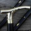 Antique Style Victorian Vintage Designer Brass Handle Cane Wooden Walking Stick