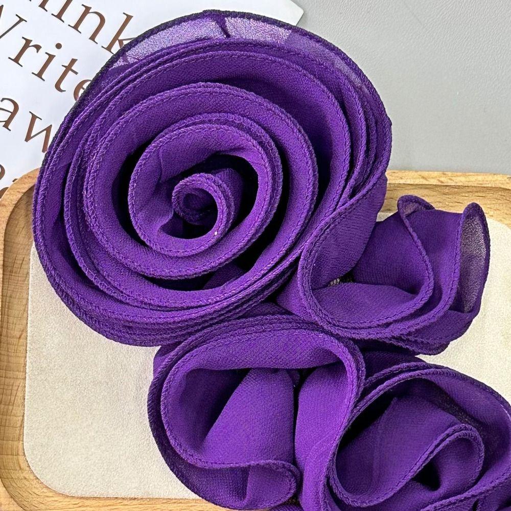 Big Flower Handmade Floral Applique Folded Design DIY Chest Flower  Dress Accessories