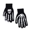 Bone Skeleton Full Finger Gloves Half-finger Gloves Fashion Accessories Halloween Luminous Mittens