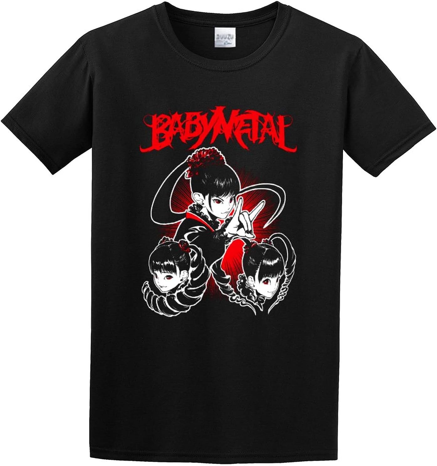 Babymetal Heavy Metal Cotton Shirt Men s T Shirt Graphic Unisex Tee Shirt Black L чёрный