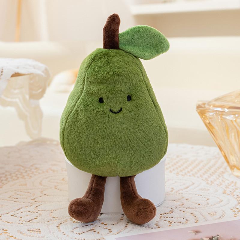 Orange Cute Pineapple Watermelon Durian Strawberry Cartoon Plush Pendant Doll