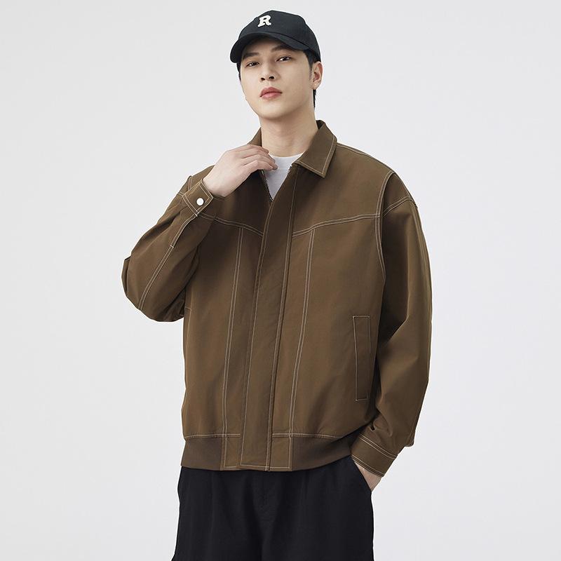 Men's Coat 2025 New Jacket Jacket Jacket Fashion Trend Loose Casual Windproof