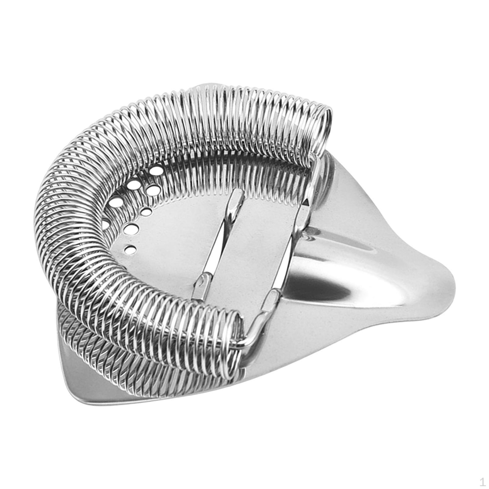 Ice Strainer Bar Drink Stainless Steel Metal Percolator Bartender Filter