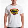 Super Friend TShirt Summer Casual Cotton Tee Oversized Streetwear Tops Vintage Graphic Print Loose Fit Short Sleeve