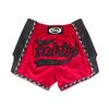 Spodenki Muay Thai Fairtex BS1703 Czerwono-czarne M