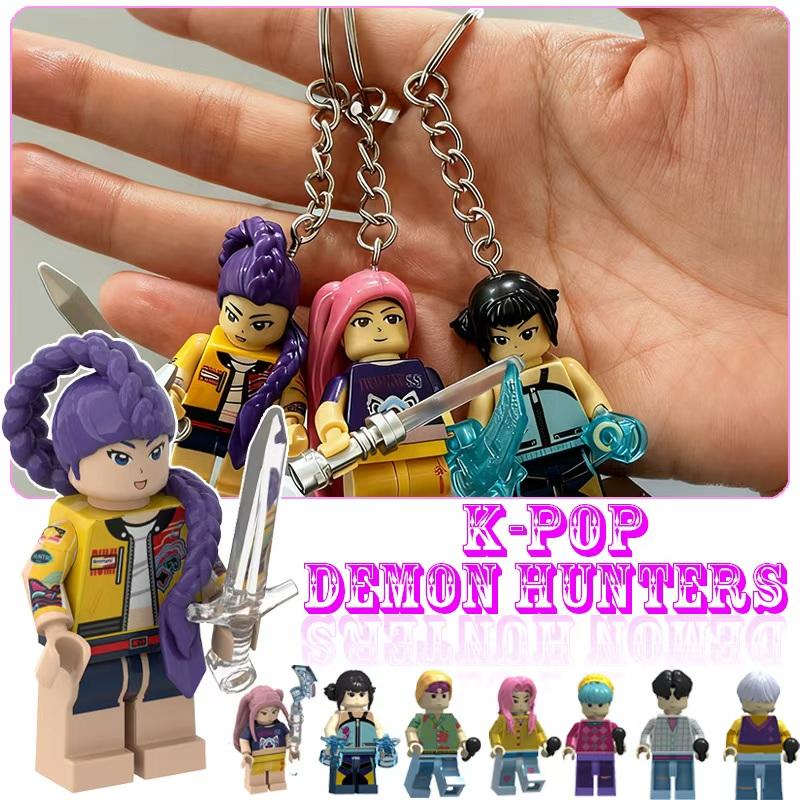 Nuovi Blocchi da Costruzione KPop Demon Hunters Modello di Assemblaggio Rumi Bambola Perfetto per Bambini Combina il Divertimento della Costruzione e il Fascino del KPop
