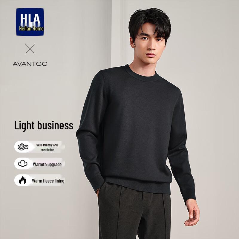 HLA Men's Classic Winter Knit Sweater