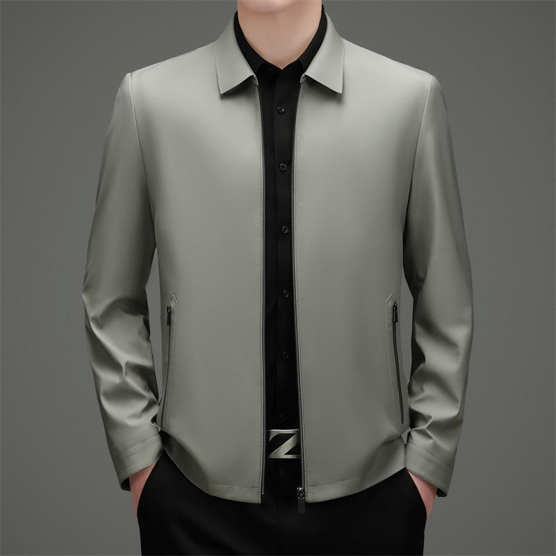 2026 Spring Men's Lapel Jacket: Dad-Style, Business Casual & Fashionable Outerwear