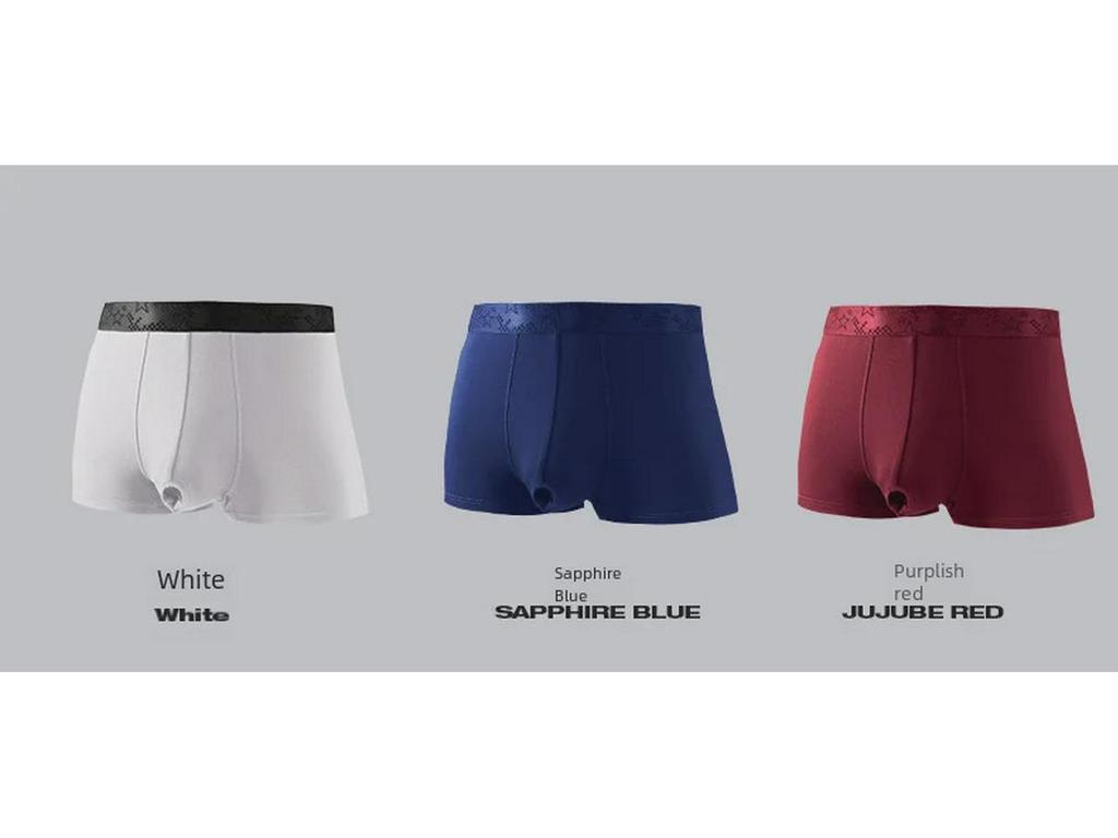Boxershorts für Herren zur Vorhauttrennung mit Hodensackunterstützung – bequemes und langlebiges Vier-Ecken-Design.
