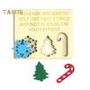 2 Pcs Hide And Seek Set Christmas Wooden Family Game Toy Interactive Xmas Hide And Seek Blocks for Home Festival Party Games