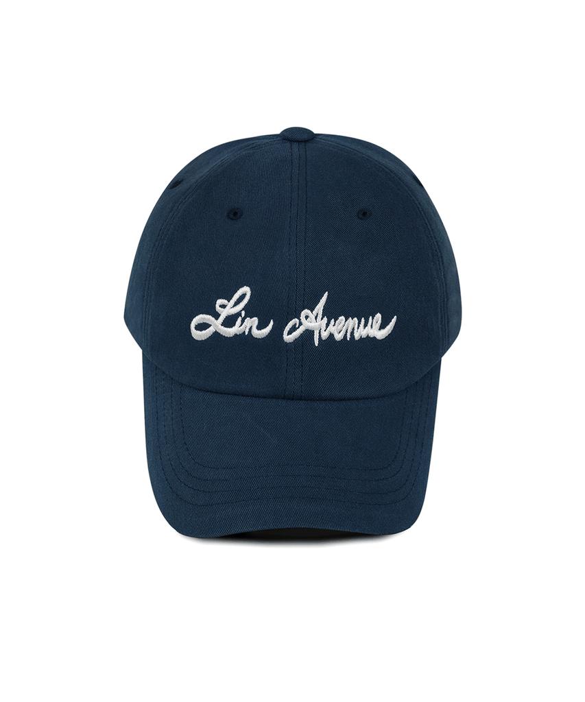 Linebinyu Cotton Ball Cap - Navy