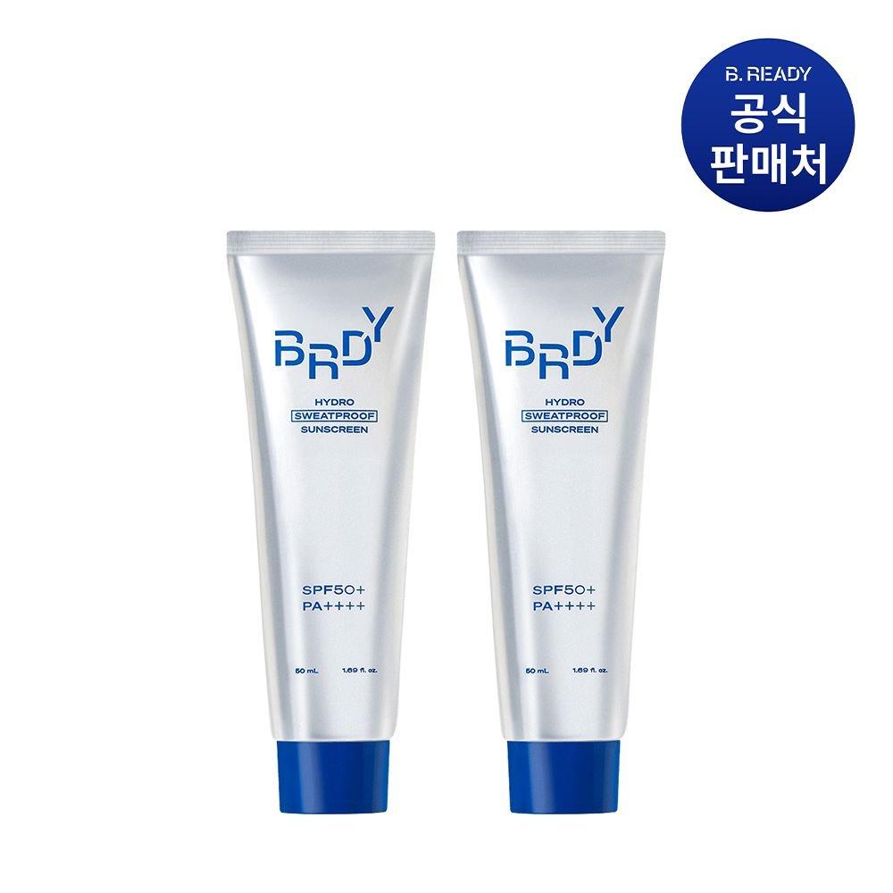 Hydro Sweatproof Sun Cream SPF50+ PA++++ 50ml 2 pieces