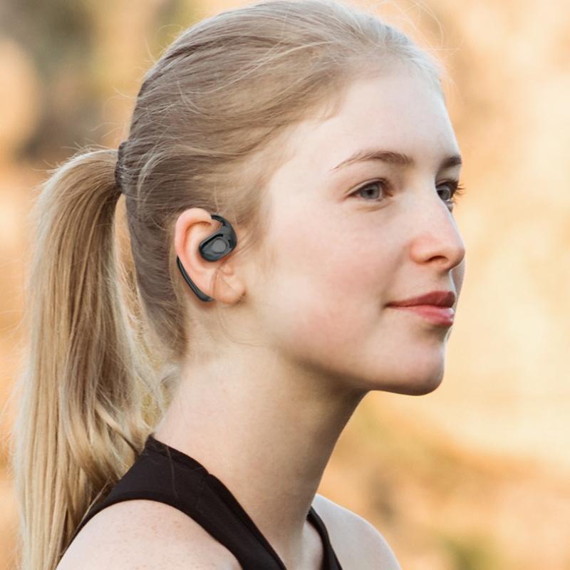 Single Ear Open Ear TWS Wireless Headphones with Long Battery Life Bluetooth 5.3 Gaming Headset