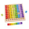 Montessori Educational Wooden Math Toys For Kids Children Baby Toys 99 Multiplication Table Math Arithmetic Teaching Aids
