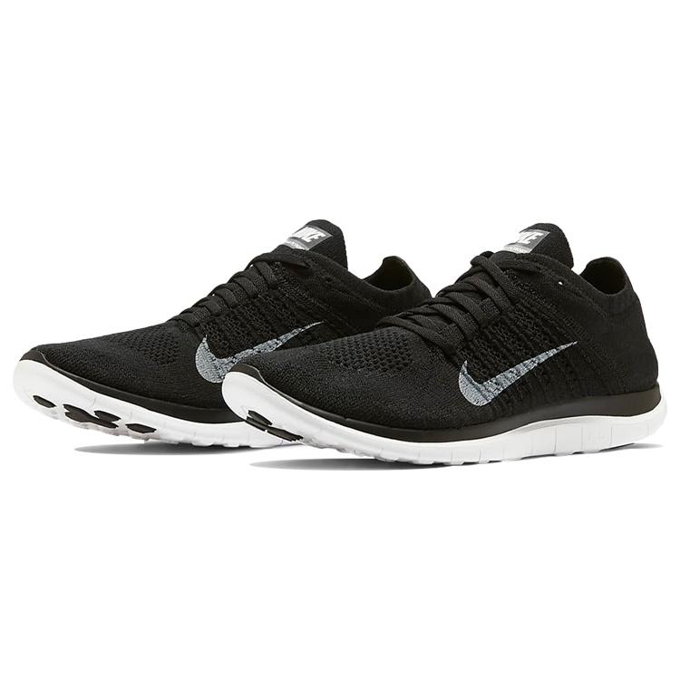 Nike Free 4.0 Flyknit 'Black White Grey' Men's 631053-001