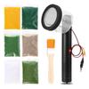 Mini Static Grass Flocking Kit-3-5Mm Applicator, Four Colors 6 Grass ABS Applicators With Non-Slip Handle For DIY Model
