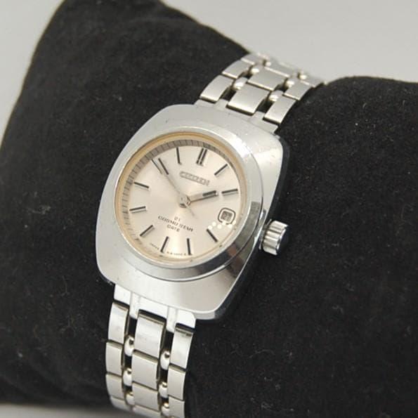 Used CITIZEN COSMO STAR 21 stone manual winding ladies watch working item