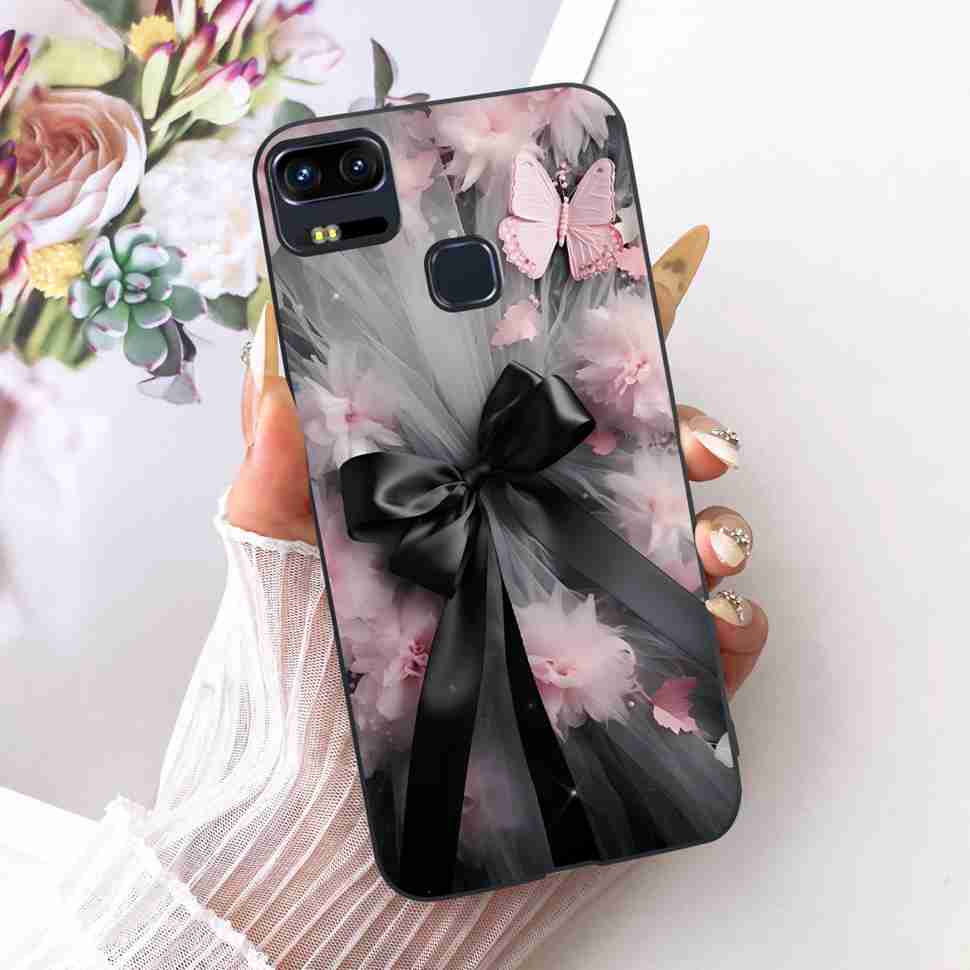 Für Asus Zenfone 3 Zoom Hülle Cartoon Schmetterling Löwe Silikon TPU Schwarz Weiche Abdeckung Für Asus ZE553KL Handyhüllen Stoßstange Fundas