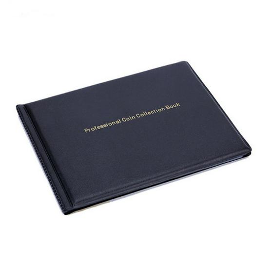 PVC Coin Album: Portable 10-Page, 24-Grid Storage for Coin Collection