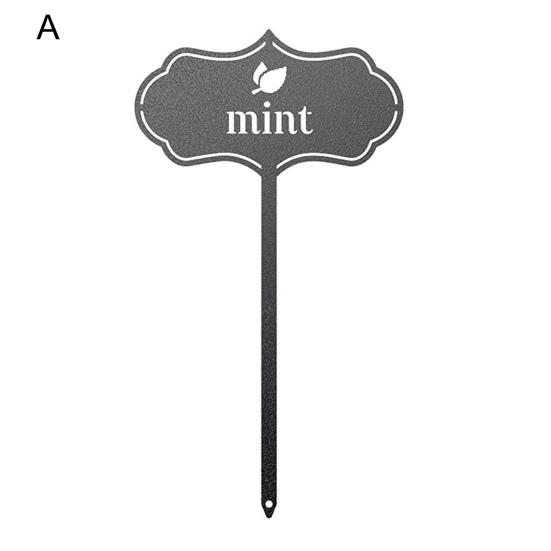 Plant Marker Fashion Tag Bonsai Decor Acrylic Farm Greenhouse Herbal Vegetable Plant Label Garden Decor