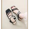 Fashion Women High Heel Sandals Summer Casual Female Shoes Woman Square Heel Open Toe Ankle Strap Ladies Sandalias Wedge Shoe2025 New