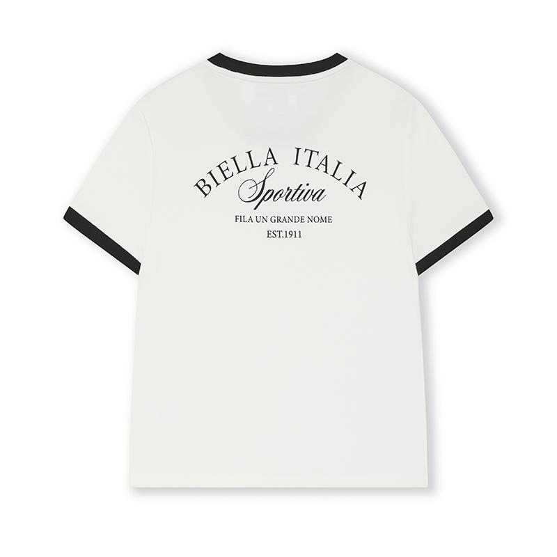 New FILA ORIGINALE T Shirt Women's Cloud White F11W529112F-WT