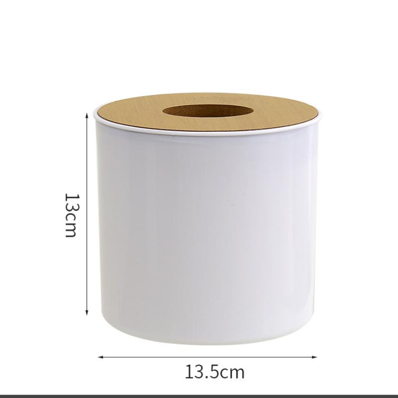 Jednoduchá a moderní stolní zásuvka na ubrousky, tuba na ubrousky pro domácí restauraci, dálkové ovládání na čajový stolek se samostatným úložným boxem