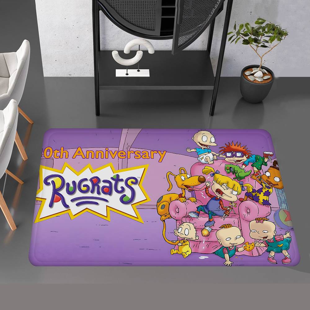 

Children Animation R-Rugrats Entrance Door Mat Washable Non-Slip Living Room Sofa Chairs Area Mat Kitchen Welcome Doormat 40cm x 60cm