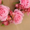 Valentine's Day Love Wreath Decoration Wedding Proposal Party Simulation  Rose Embroidered Ball Wreath Scene Decoration
