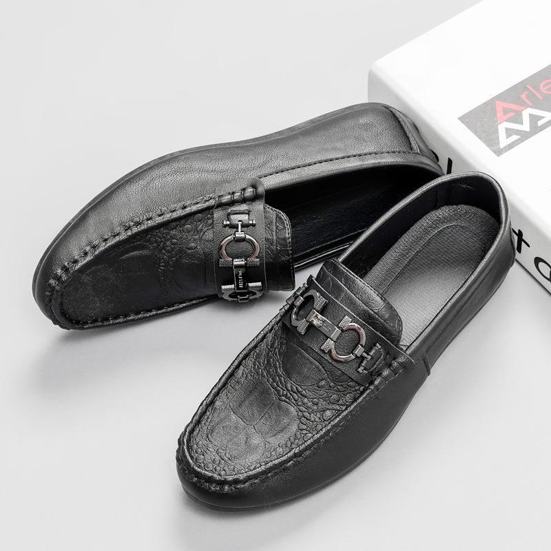 Doudou shoes men's new men's business casual leather shoes crocodile pattern high-end formal wear, thank you.